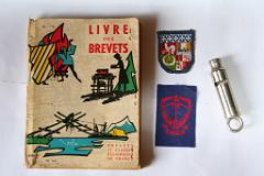 ECLAIREURS DE FRANCE MONT CHARVIN LE BOUCHET 1960  (1)